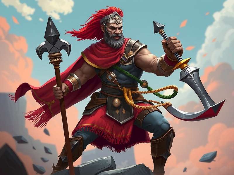 Spear Warrior Game Banner